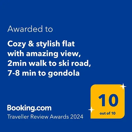Апартаменты Spacious Stylish With Large Terrace And Amazing View, 5 Min To Gondola & Bar Str *
